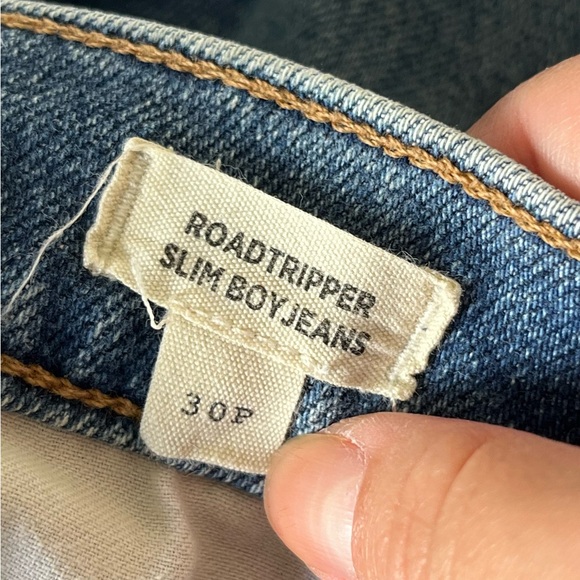 Madewell Women’s Roadtripper Slim Boyjean SIZE 30 PETITE Aylesbury Blue Wash - Picture 12 of 15